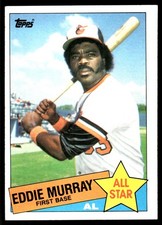Eddie Murray 1985 Topps #701 Orioles MLB READ FREE SHIPPING AutographDen
