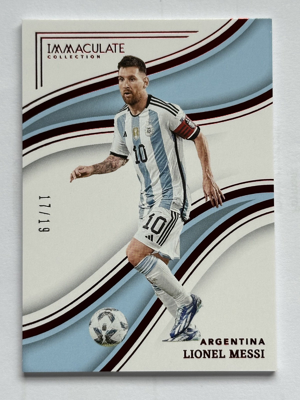 2023-24 Panini Immaculate Collection Red - No.8 Lionel Messi 17/19