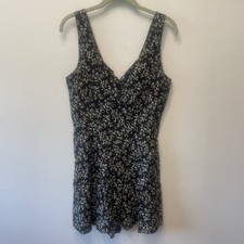 80s Blondie And Me USA Made Floral Play Suit Romper Size S/M