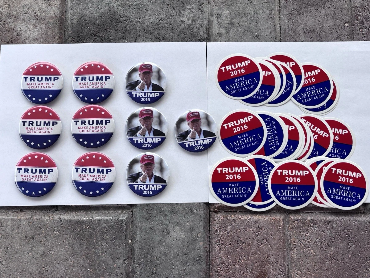 Donald Trump 2016 Button US Presidential Candidate Collectibles