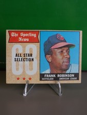 1968 Topps Sporting News All-Stars Frank Robinson #373 Vintage! Looks Nice!!
