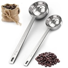 Stainless Steel Coffee Scoop Long Handle Tablespoon Measuring Spoon for Kitchen