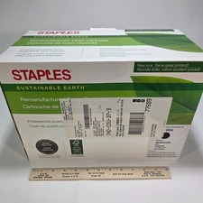 Staples Sustainable Earth SEB55AR Compatible HP 55A CE255A Black Toner