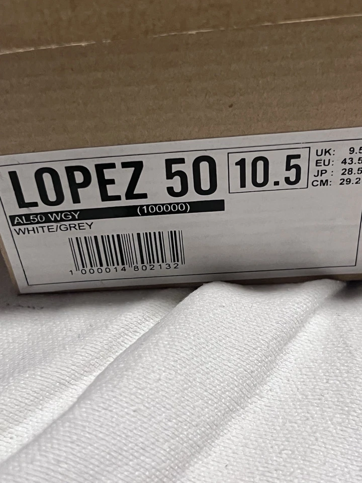 Zapatos de Skate Circa Adrian Lopez AL50 Cuero Blanco Para Hombre 10.5 Nuevos En Caja Foto 4 de 4