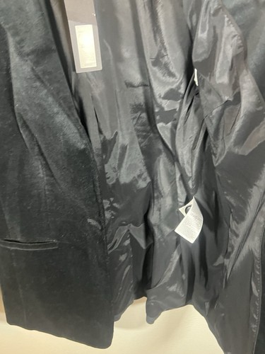 Blazer donna in velluto Banana Republic taglia 10 giacca nera nuovo con etichetta - Foto 5 di 6