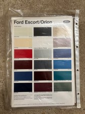 Ford Escort, Escort RS 1600i, Escort RS 2000, Escort RS Cosworth Farben / Preise