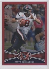 2012 Topps Chrome BCA Refractor 374/399 Matt Schaub #34 0f8