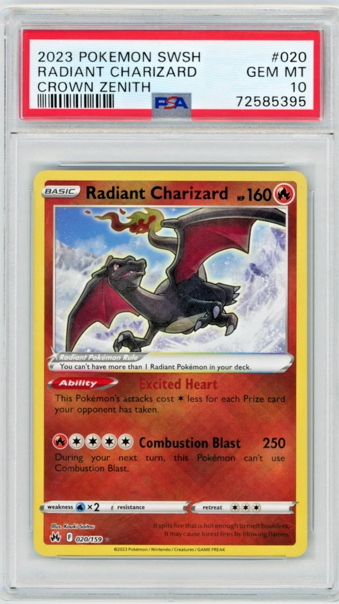 Radiant Charizard Pokémon TCG Cards for sale | eBay