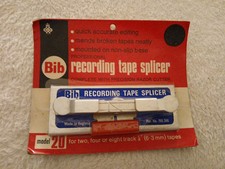 Vintage BIB Recording Tape Splicer kit Model 20. England. 
