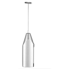 Electric Milk Frother Egg Mixer Whisk Beater Coffee Foamer Kitchen Silver, black
