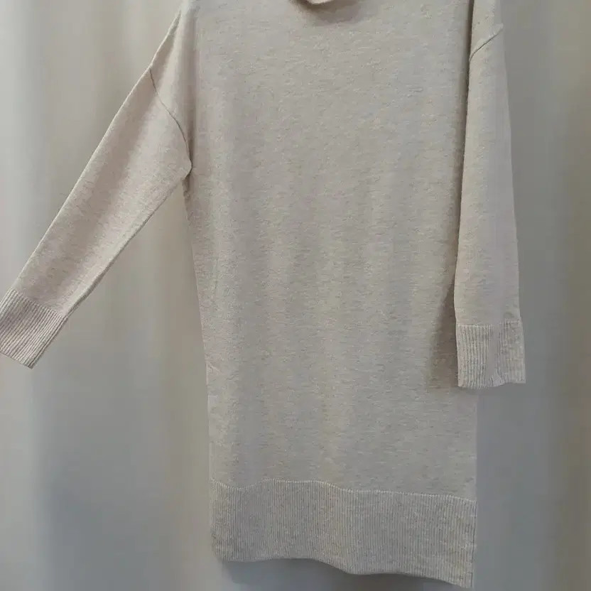 Massimo Dutti Beige Knit Long Dress, Women's Fashion thumbnail 2