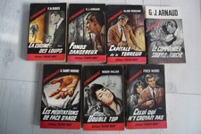 LOT DE 7 ROMANS POLICIER