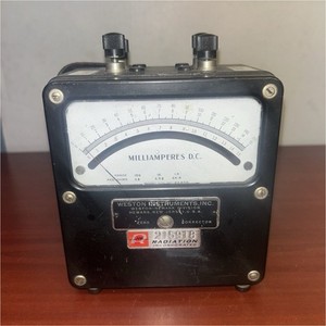 Weston Instruments DC Milliammeter 215918 150/15/1.5 mA Zero Corrector