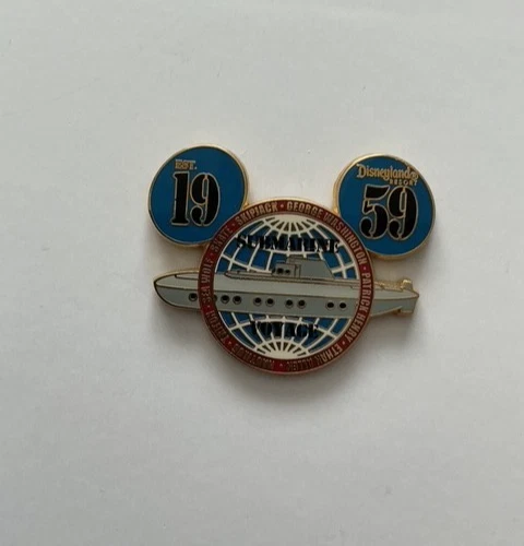 2004 Disney Disneyland Resort 1959 Submarine Voyage Mickey Ears Pin