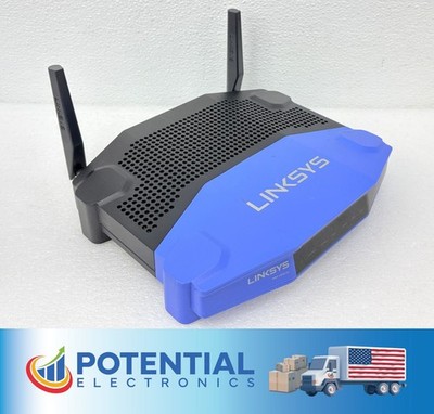 Pre Owned | Linksys WRT1200AC Dual-Band Wireless Router Only - Blue