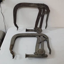 2 Pk K-D MFG No. 380 Cam Type Spring Compressor Clamp USA Vintage, Engraved