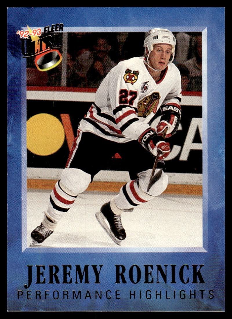 1992-93 Ultra Jeremy Roenick Performance Highlights Jeremy Roenick Chicago