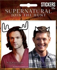 Supernatural TV Series The Boys Moose and Squirrel Peel Off Sticker NEW SEALED