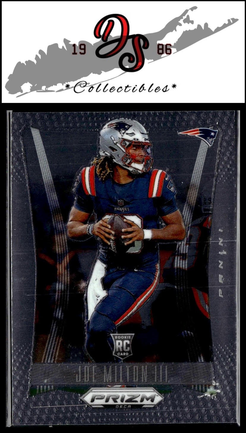 2024 Panini Prizm Deca #218 Joe Milton III New England Patriots RC