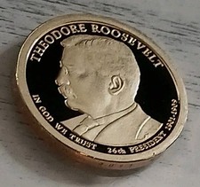 2013-S Mirror-like Dcam Proof President Dollar - T. Roosevelt - Ships Free!