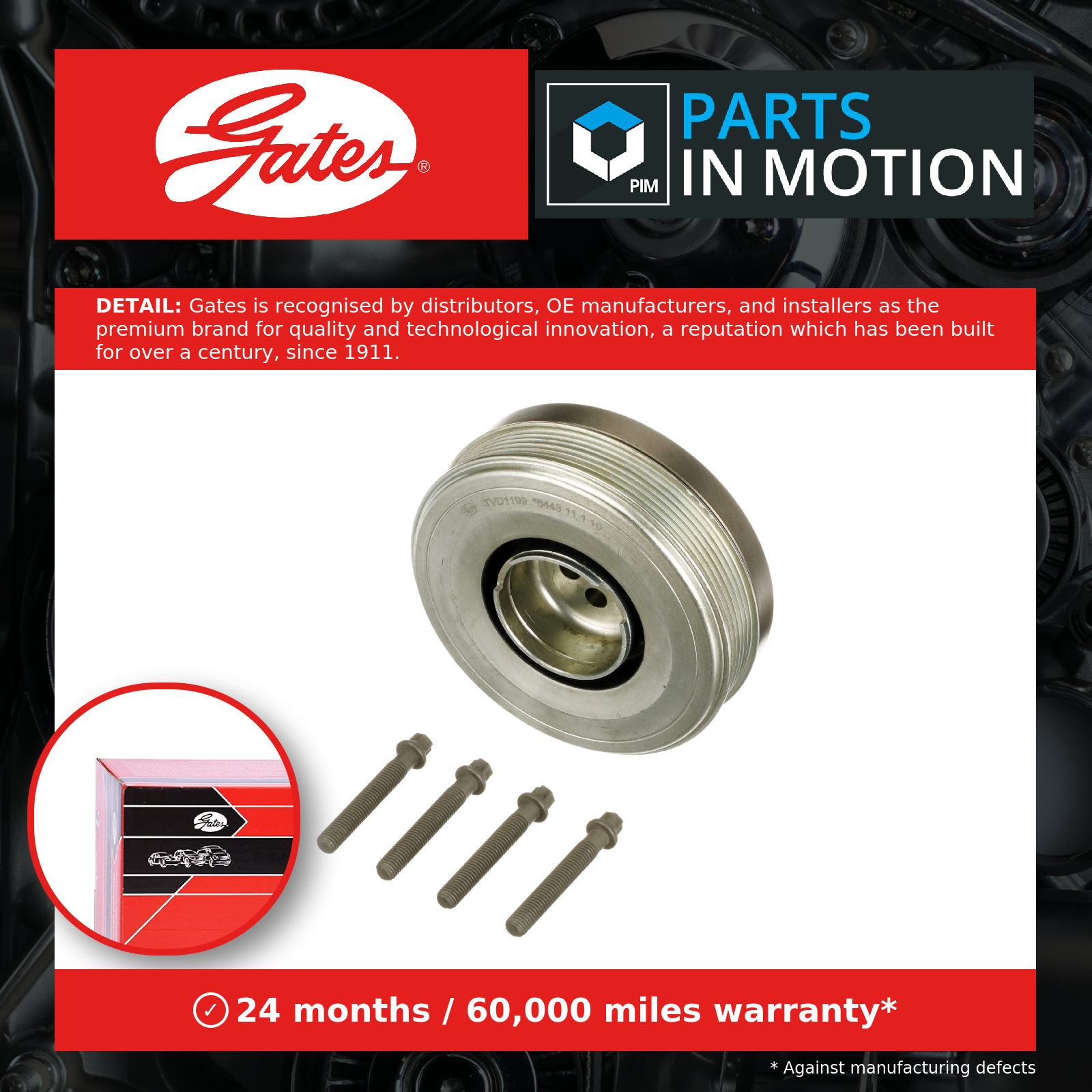 GATES Torsional Vibration Damper TVD1199A - Image 10