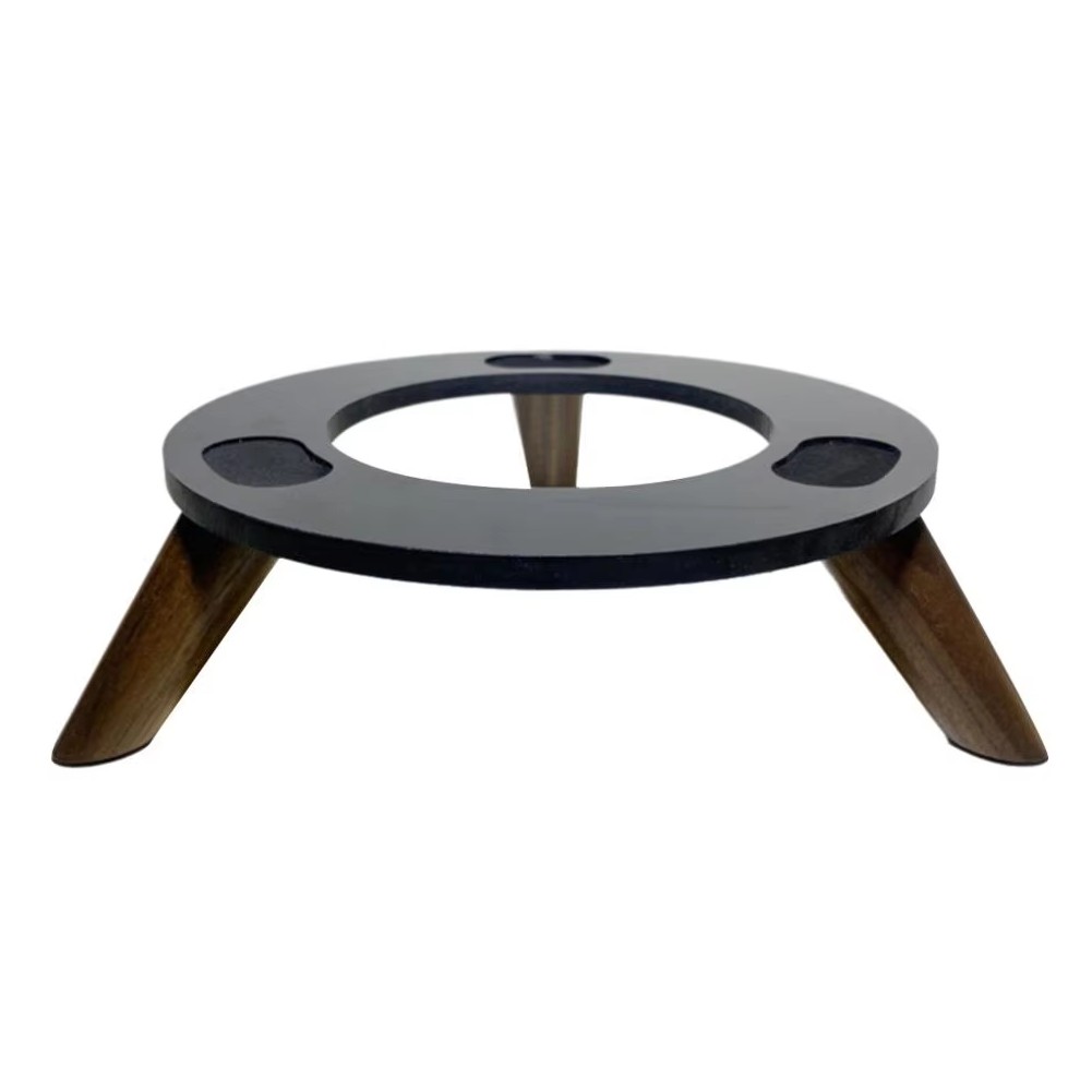 Solid Wood Base Thickened Nonslip Solid Wood Desktop Shock-Absorbing Audio6846
