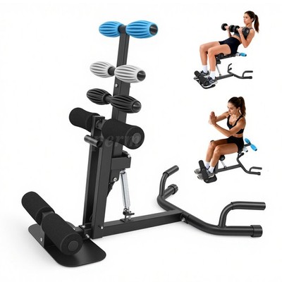 300LBS Deep Squat Workout Machine Adjustable Glutes Trainer Exercise Fitness NEW