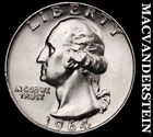 1964 Washington Quarter- Silver- Choice Gem Brilliant Unc Luster #J5807