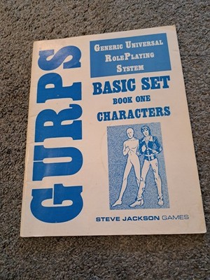 GURPS Generic Universal Roleplaying System Basic Set Book One Characters