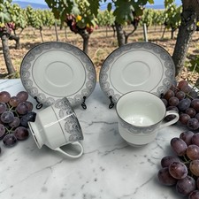 Taza de té y platillo Royal Prestige Moon Shadow 323 2 juegos patrón descontinuado Japón