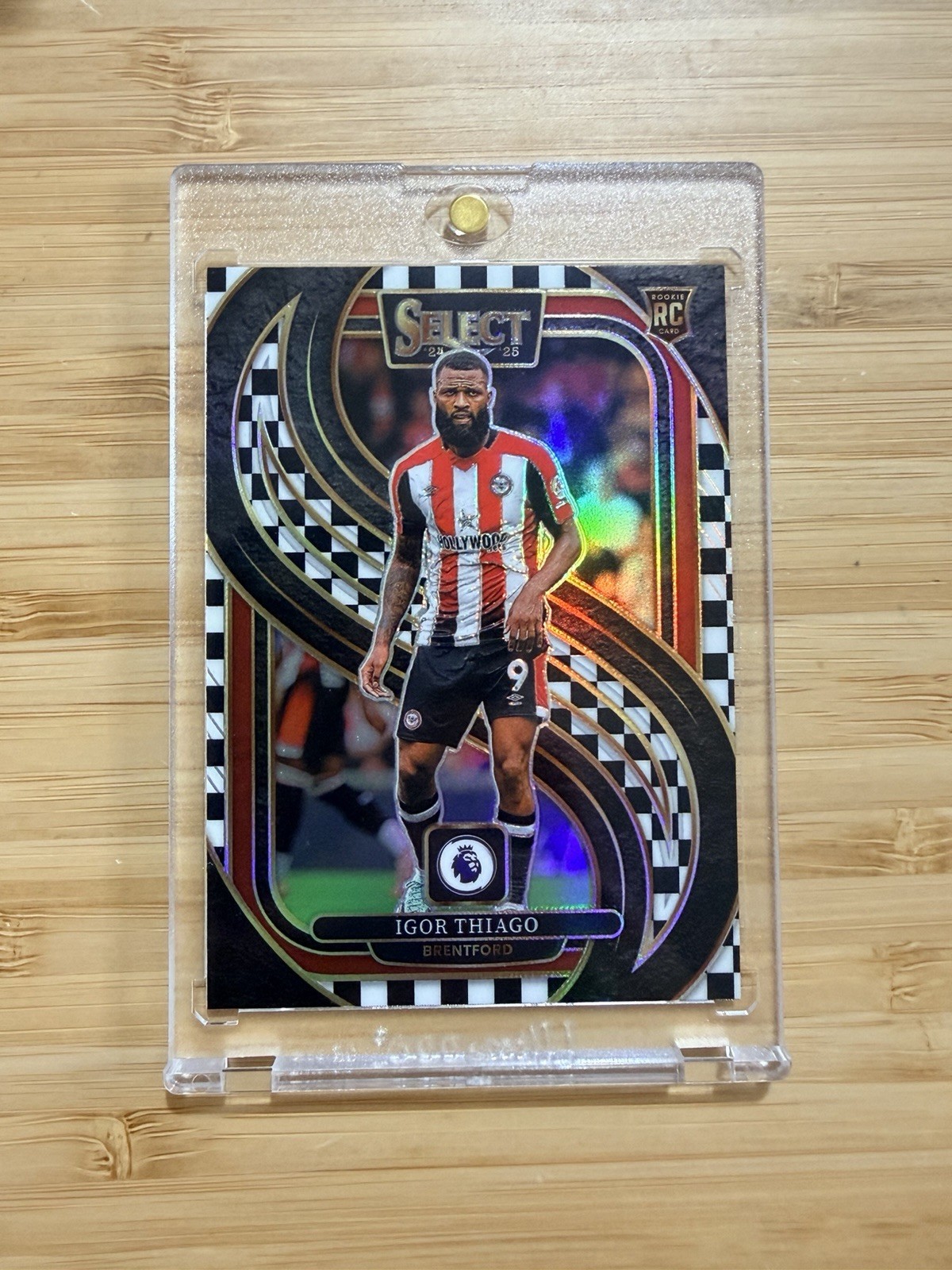 2024-25 Panini Select Premier League Igor Thiago #104 Rookie RC Checkerboard SP