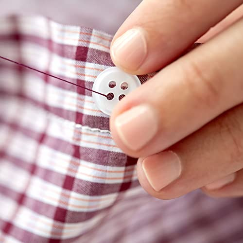 10pcs 40L Sewing Buttons 1"(25mm) Resin Round Flat 4-Hole Craft Replacement - Picture 5 of 5