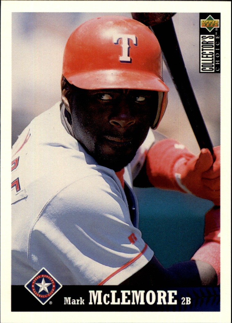 1997 Collector's Choice Baseball Card #489 Mark McLemore