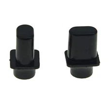  Pack of 2 Black Vintage Top Hat Switch Tip 3 Way or 4 Way Pickup Black Tip