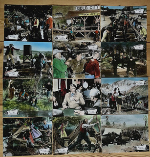 DAS WAR DER WILDE WESTEN/James Stewart Gregory Peck/25 kolorierte Aushangfotos