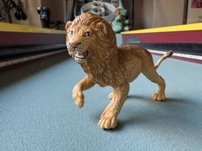 Vintage Safari Ltd Male Lion Figure 1996 African Wildlife Big Cat Toy Figurine