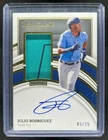 2022 Panini Immaculate Julio Rodriguez Prospect Patch Auto RC #5/25 Mariners