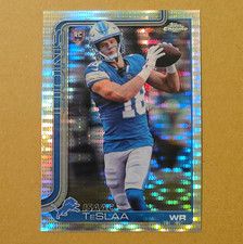 2025 Topps Chrome Isaac TeSlaa Rookie Detroit Lions NFL Card #320 Football