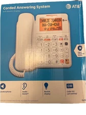 AT&T EL52103 Cordless Phone Digital Answering System w Caller ID