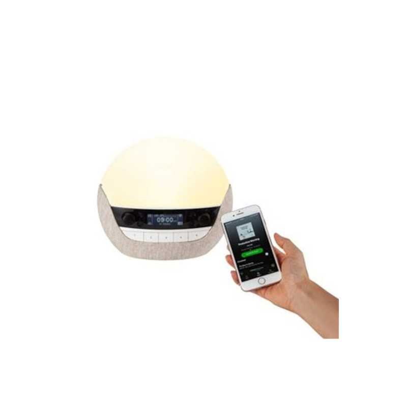 Simulateur d aube Lumie Bodyclock Luxe 700 FM contre la fatigue matinale en hiver