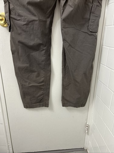 Levis Cargo Pants Mens Sz 38x32 Gray White Tab Jeans Tapered Denim Pockets - Picture 9 of 13