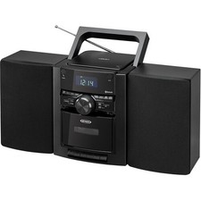 Jensen CD785 Bluetooth Music System CD Cassette AM/FM Black
