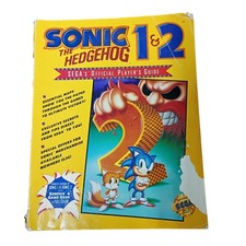 Sega Official Player's Guide Sonic the Hedgehog 1 2 Genesis Game Gear Book