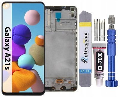 Für Samsung Galaxy A21S 2020 A217 A217F Touch Screen Bildschirm + Rahmen