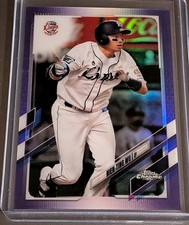 2021 Topps Chrome NPB Purple Refractor Nien-Ting Wu #'d /299 #134