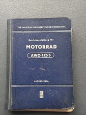 DDR Betriebsanleitung Reparatur Handbuch Motorrad AWO Simson-Sport Ausg. 1956
