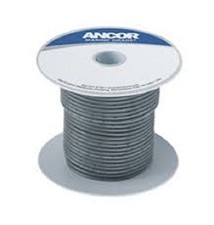 Tinned Copper Wire, 16 AWG 1mm2 , Grey - 100ft