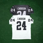 Charles Woodson Reebok NFL Oakland Raiders Authentic On-Field EQT Jersey