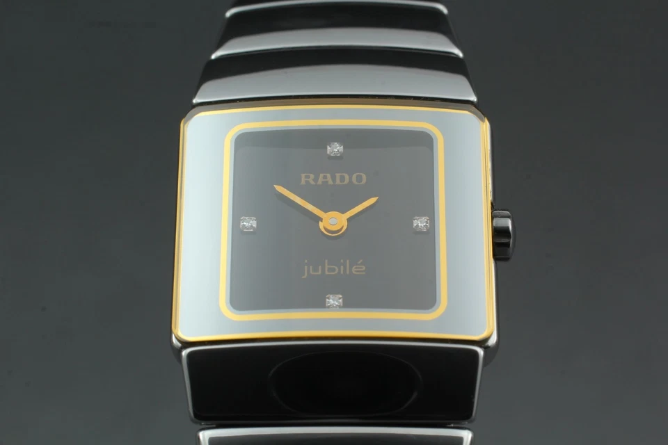 Near MINT Rado DiaStar Jublie 153.0334.3 4P Diamond Quartz 21mm Ladies Watch - image 3 of 4