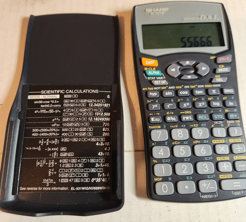 Calculadora científica Sharp EL-531W Advanced D A L - Imagen 3 de 4